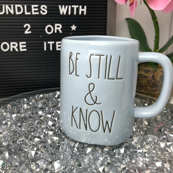 🙏🏼 New Rae Dunn BE STILL AND KNOW mug - Picture 3 of 10